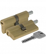 Картинка Цилиндровый механизм под вертушку Cisa ASTRAL ОА312-28.00 (75 мм/30+10+35), ЛАТУНЬ